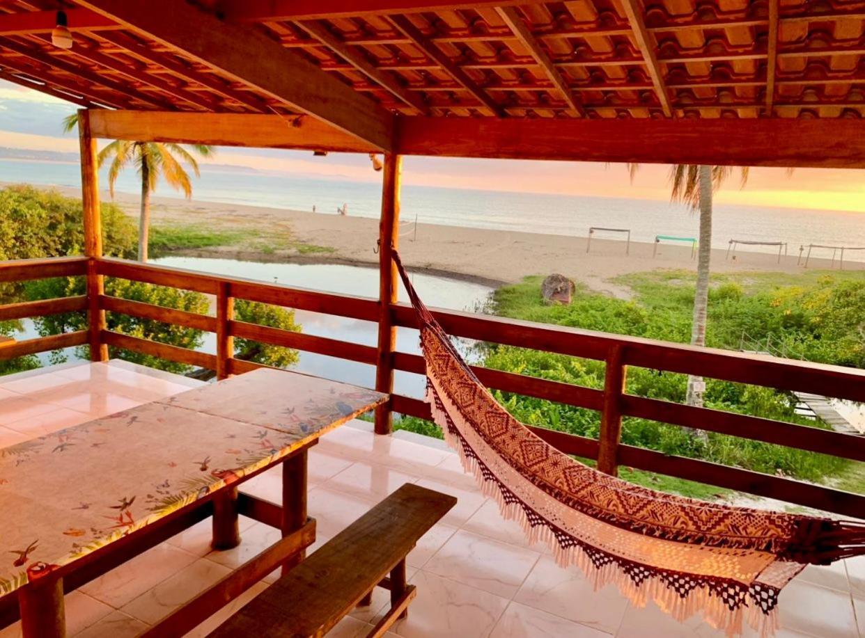 Paraiso Beach Hostel E Pousada Santa Cruz Cabralia Bagian luar foto