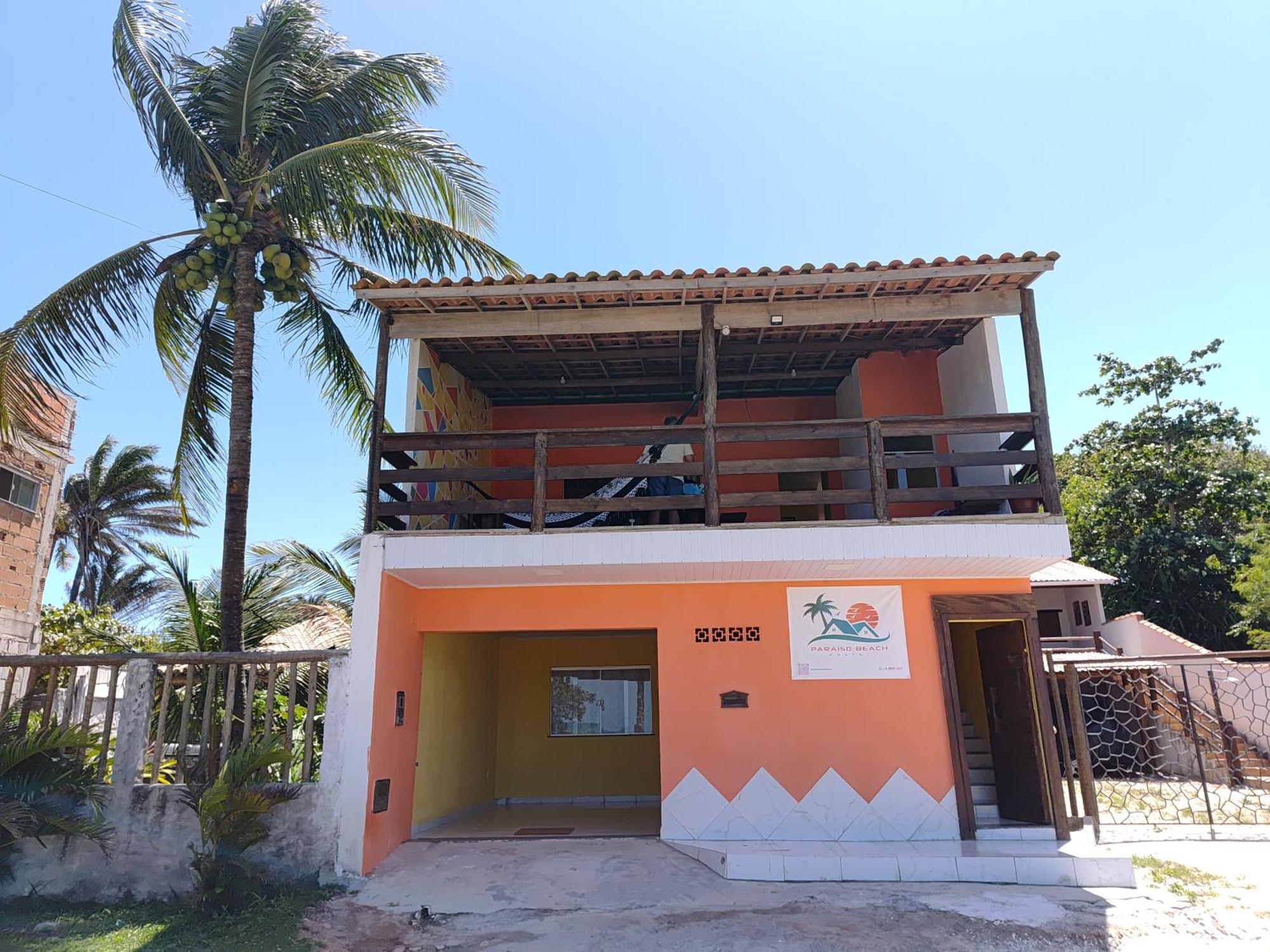 Paraiso Beach Hostel E Pousada Santa Cruz Cabralia Bagian luar foto